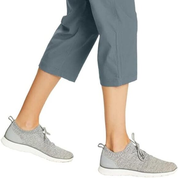 Eddie Bauer Gray Capri Pants Sz 10 - Picture 2 of 8